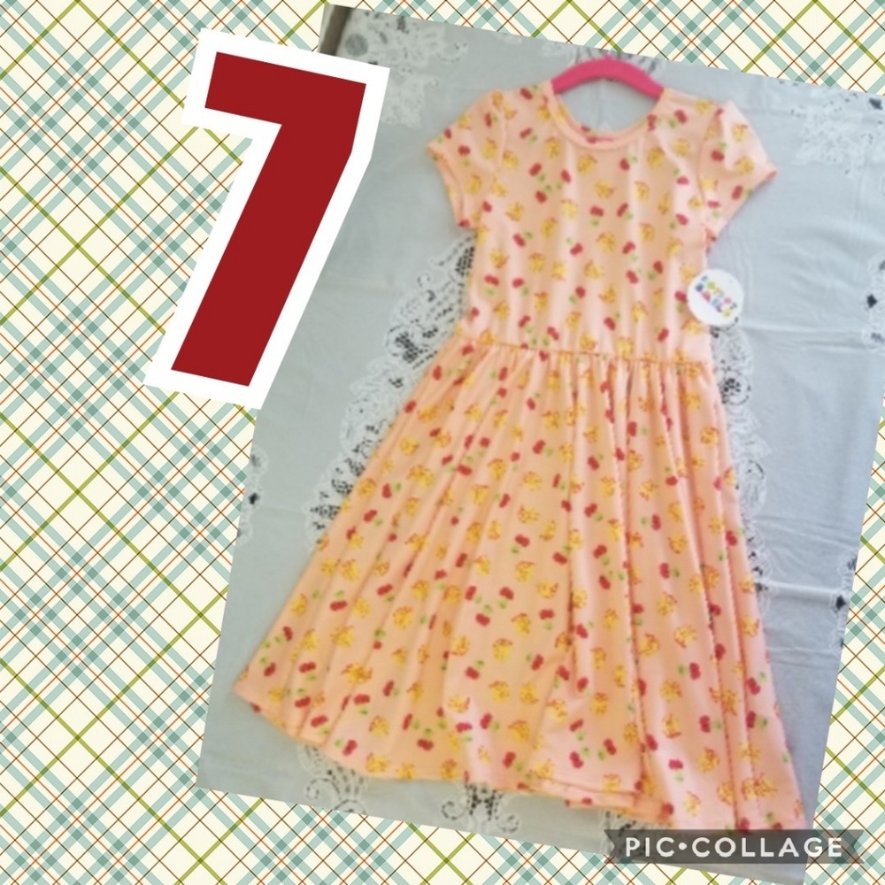 Size 7 DDS Cap Sleeve Twirly Dress